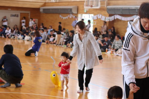 親子競技1歳児